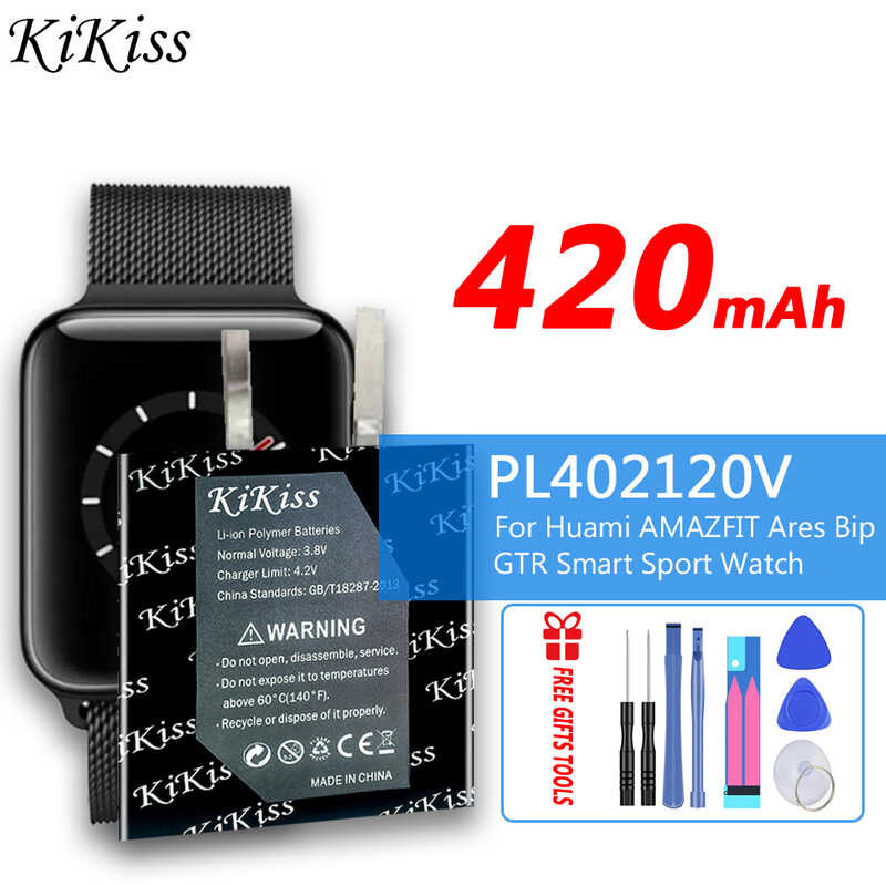 Kikiss Mah Pl V Watch Battery Para Sa Huami Amazfit Ares Bip