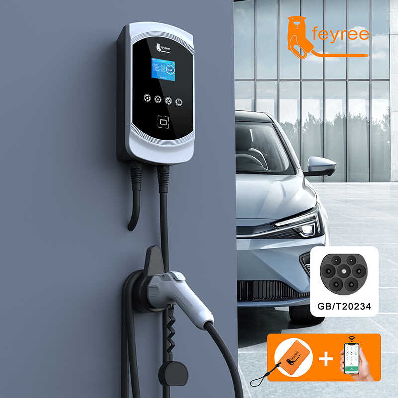 Feyree EVSE Wallbox EV Charger GB T Socket 32A 7KW 1Phase 16A 11KW