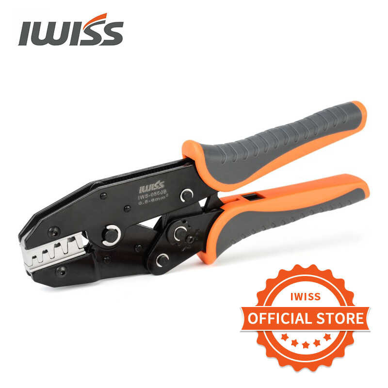 IWISS IWS 0560 Crimping Plier Tools For Crimp 20 10AWG 0 5 6mm2 454A