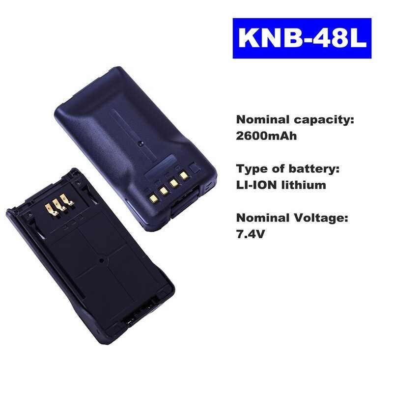 V Mah Li Ion Radio Battery Knb L For Kenwood Walkie Talkie Nx