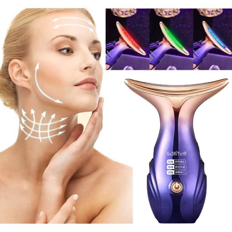 Microcurrent RF Neck Face Beauty Instrument Facial Lifting Hine EMS