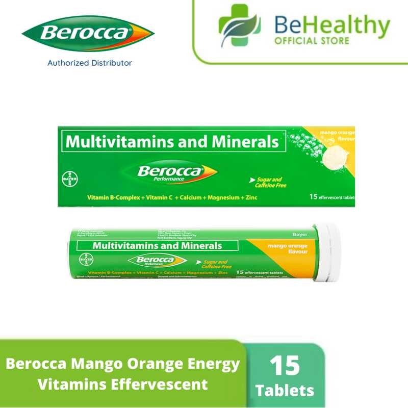 A Berocca Performance Mango Orange Effervescent Tablets Shopee