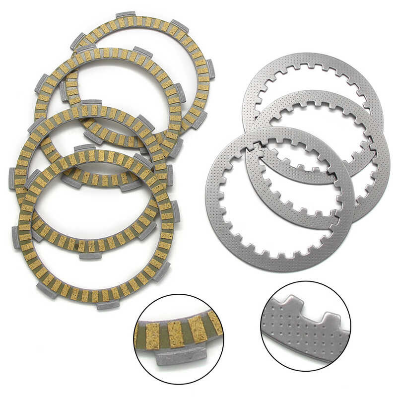 Motorcycle Clutch Friction Disc Plate Kit Para Sa Yamaha ATV YFM125R