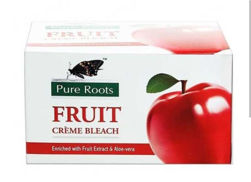 Indian Bleach Creme Pure Roots Fruit Bleach Gm Shopee Philippines