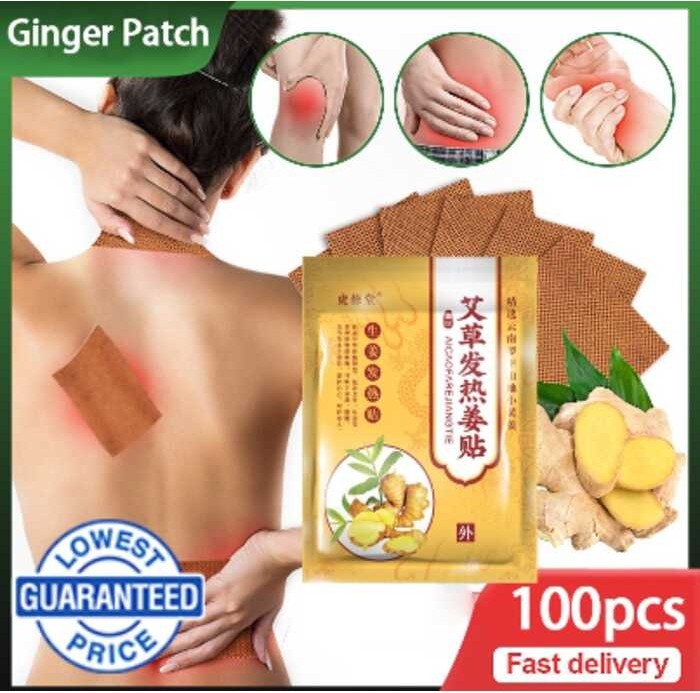 Dragon Pcs Pack Herbal Ginger Patch Promote Blood Circulation And