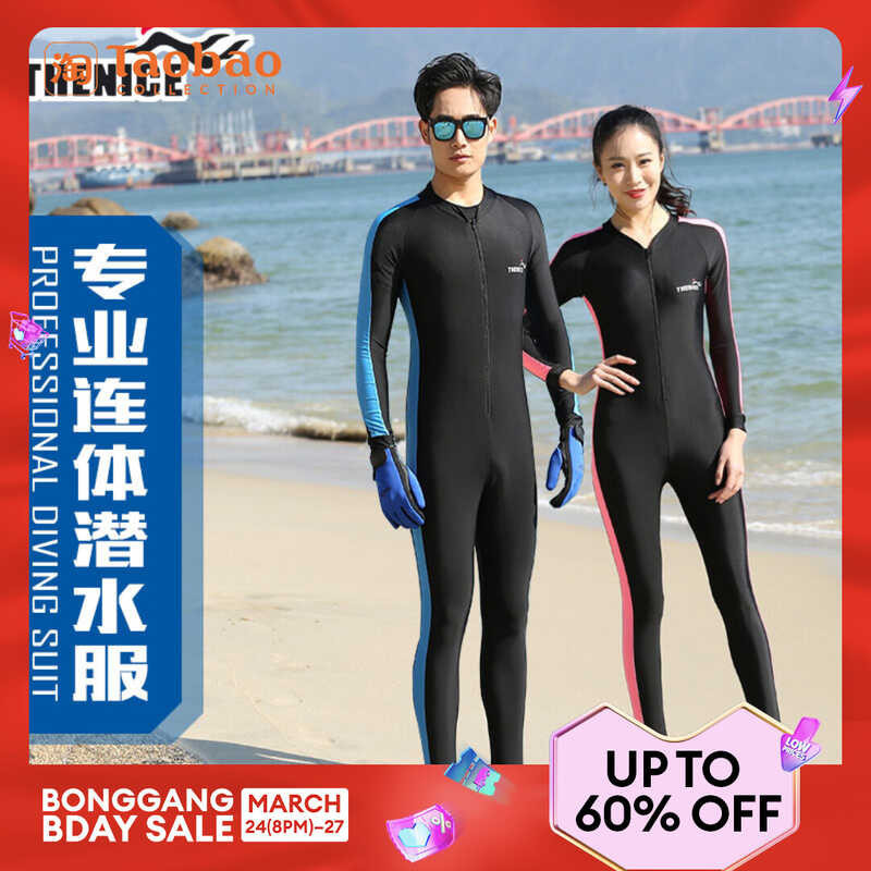 Thenice One Piece Men S And Women S Diving Sun Proof Dive Skin