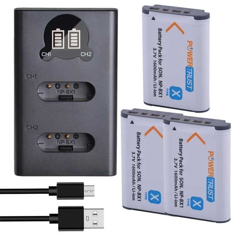 Mah Np Bx Battery Led Usb Dual Charger For Sony Zv Dsc Rx Dsc