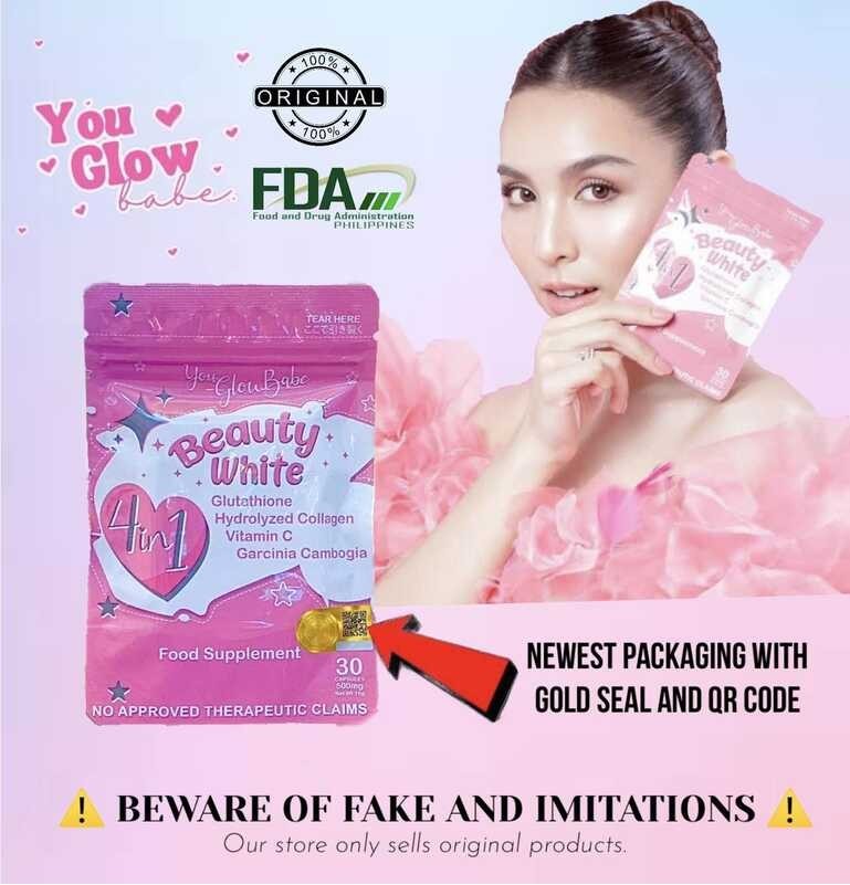 You Glow Babe Beauty White In Glutathione Collagen Slimming Capsules