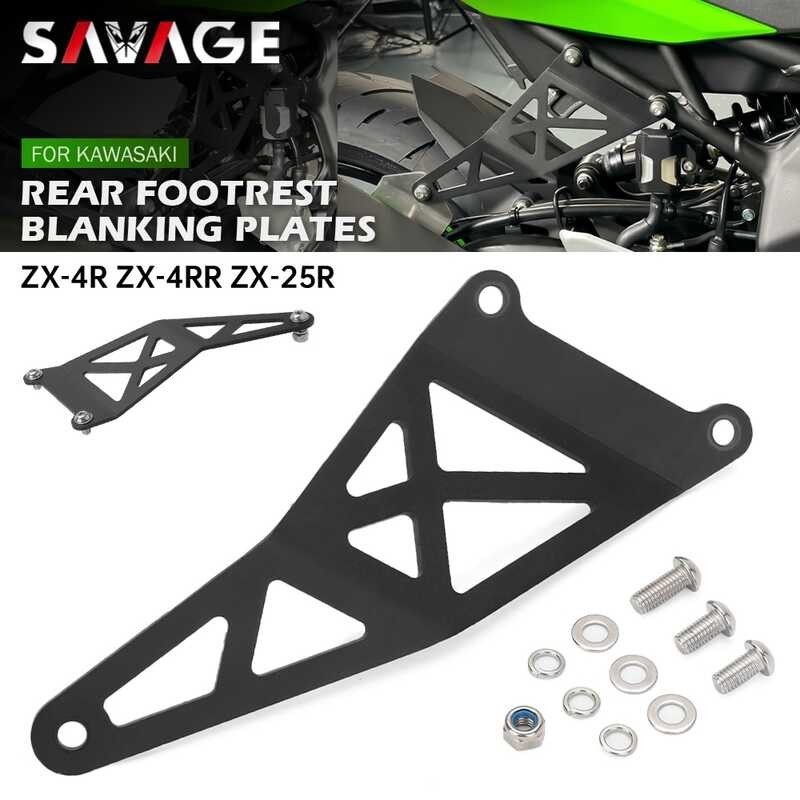 Rear Footrest Blanking Plate Para Sa Kawasaki Ninja Zx R Zx Rr Zx R