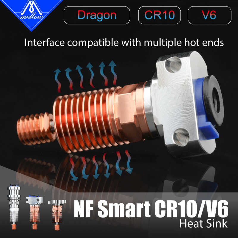 Mellow NF Smart V CR V Hotend Heat Sinks Para Sa Ender Prusa DDG