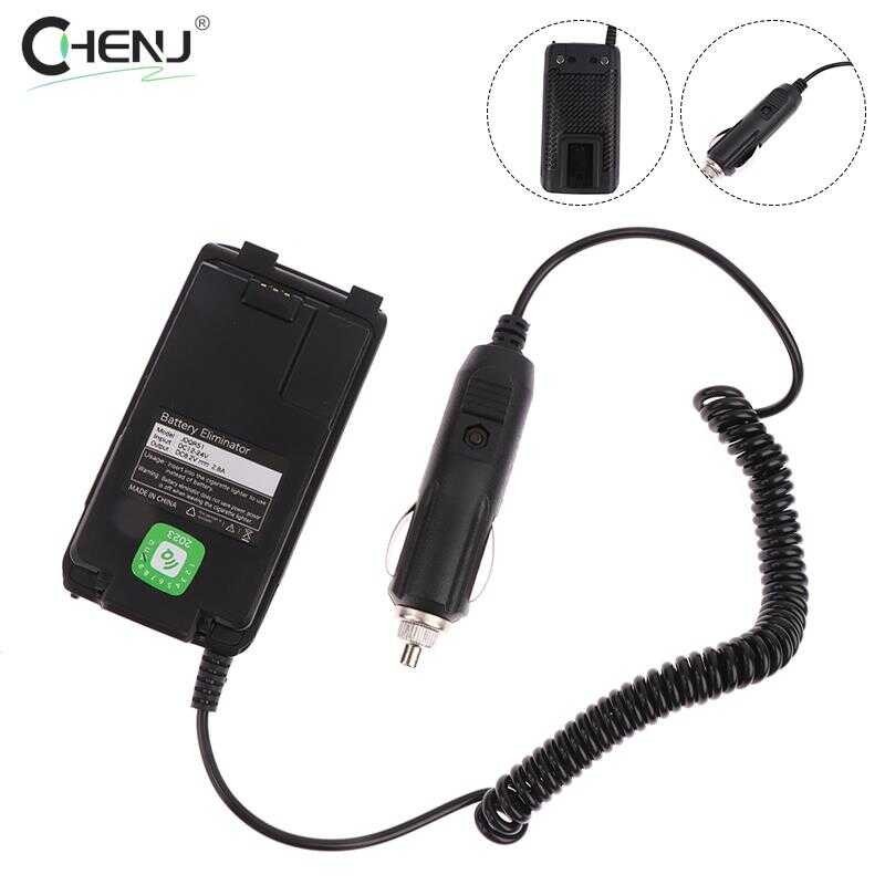 Walkie Talkie Quansheng UV K5 UV K6 UV 5RPlus Battery Eliminator 12 24V