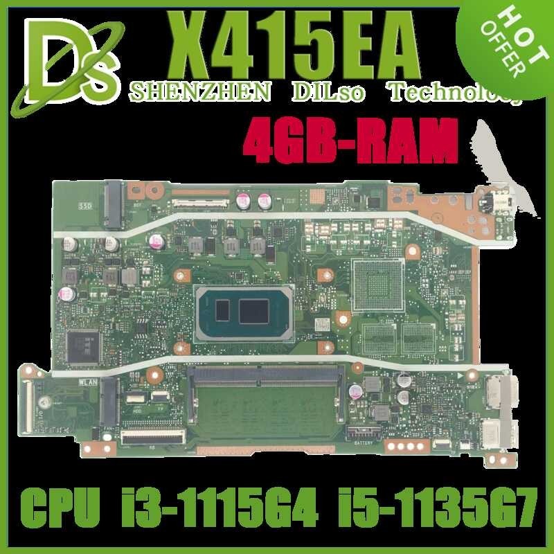 KEFU X415EA Laptop Motherboard For ASUS Vivo Book X515 X415 X515EA With