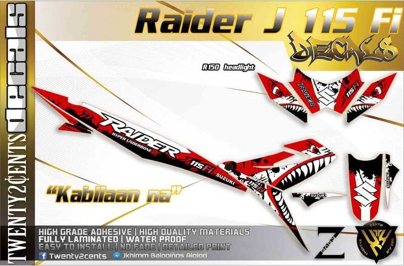 High Quality Decals And Stickers For Raider J Fi Shark Shopee