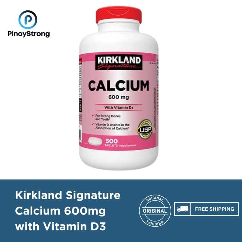 S26 Kirkland Signature Calcium 600 Mg With Vitamin D3 500 Tablets