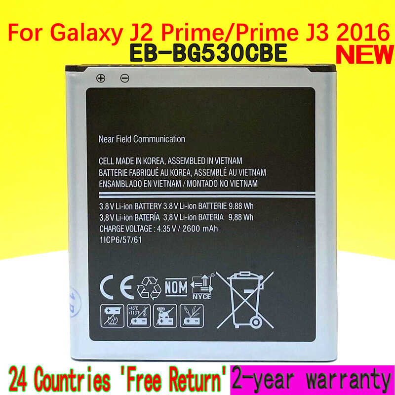 Bagong Baterya Para Sa Samsung Galaxy Grand J3 2016 J320F G5308W G530