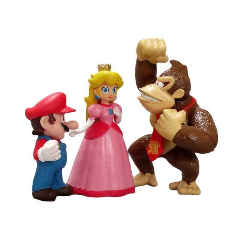 B Pcs Set Cm Super Mario Bros Pvc Action Figure Toys Dolls Model