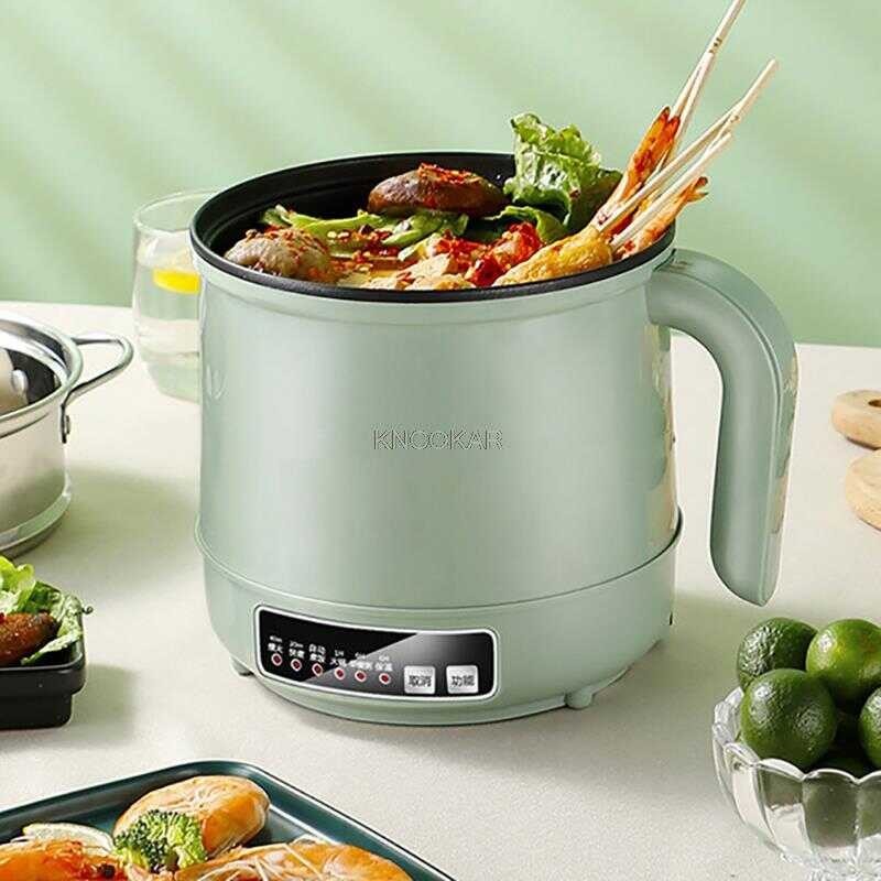 Cooking Hine Multifunction Single Double Layer Hot Pot Mini Electric