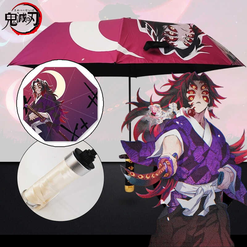 Folding Mga Umbrella Parasol Kimetsu No Yaiba Tanjirou Kokushibo Demon