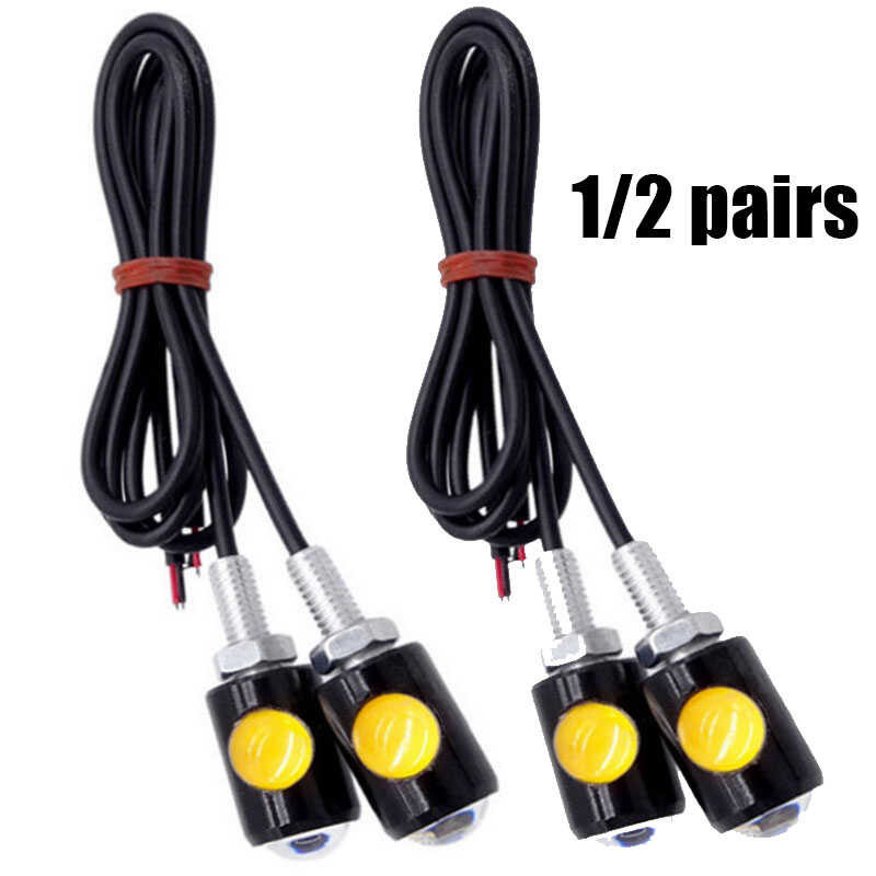 Pares Ng Motorcycle Driving Light Eagle Eye Led Reverse Backup