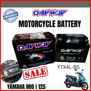 DAYWAY MOTORCYCLE BATTERY FOR YAMAHA MIO I 125 YTX4L BS MOTOR BATTERY