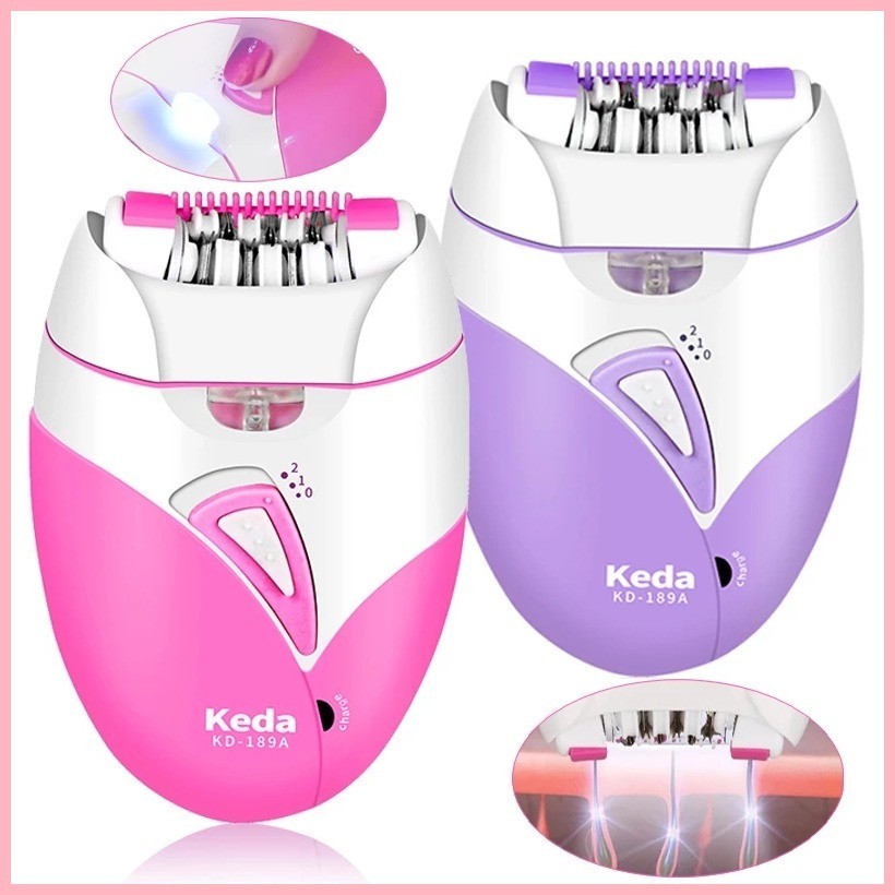 Keda Usb Rechargeable Electric Lady Shaver Women Electric Hair Remover