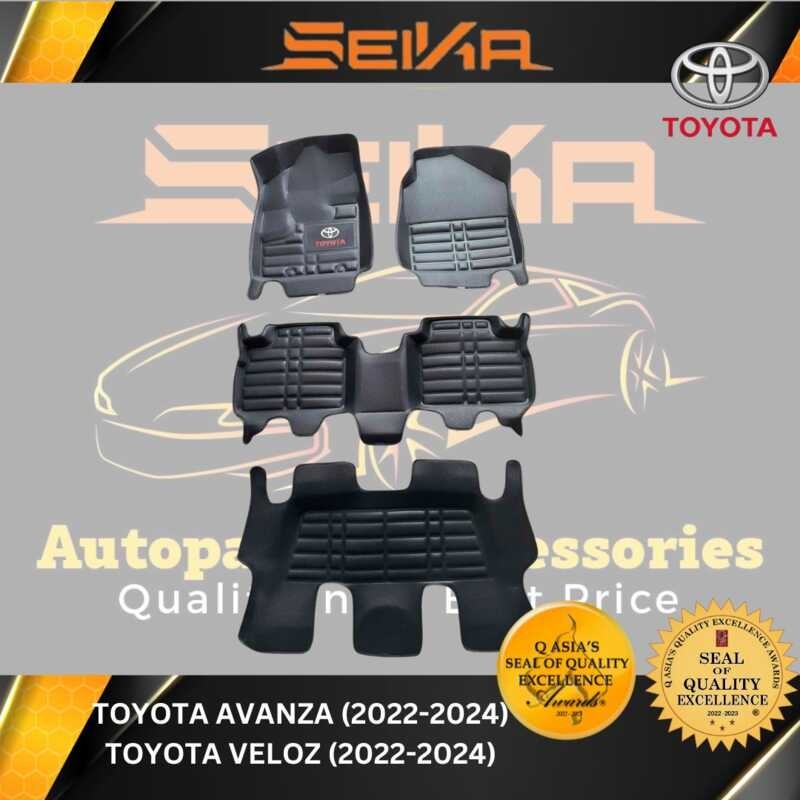 Toyota Avanza 2022 2024 Premium Diamond Deep Dish Car Floor Matting