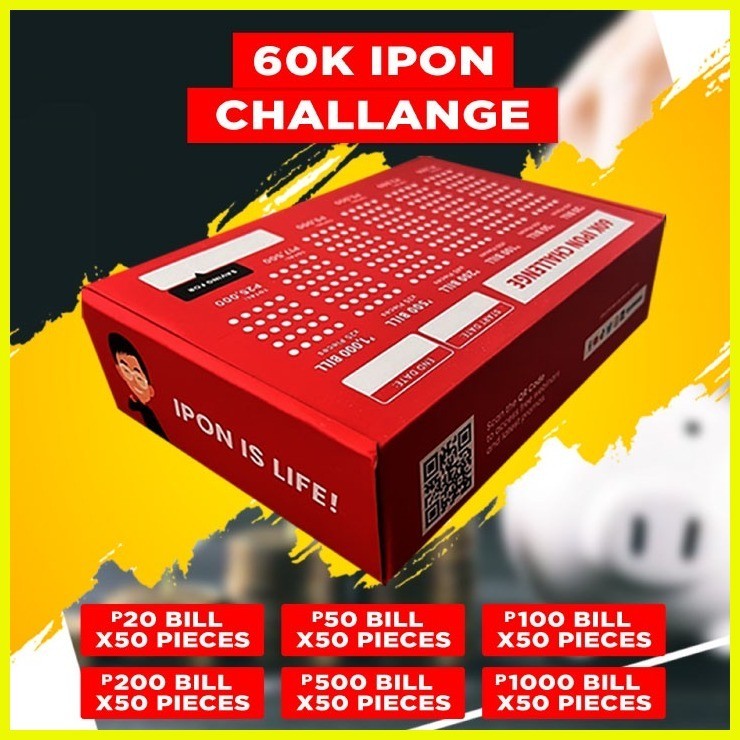 HDMNL1pc Ipon Box Ipon Challenge Savings Box By Chinkee Tan Shopee