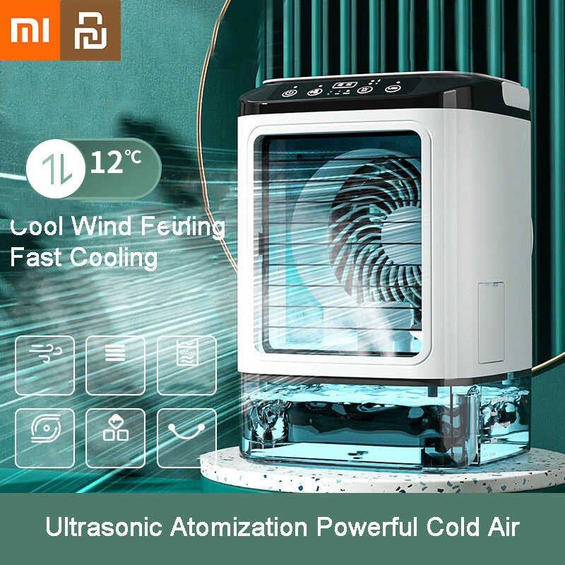 Desktop Xiaomi Youpin Conditioner Dual Spray Cooling Electric Fan Air