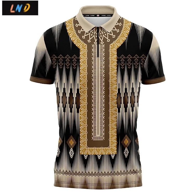 Philippine Ethnic Tribal Inspired Shirt Custom Full Sublimation Polo