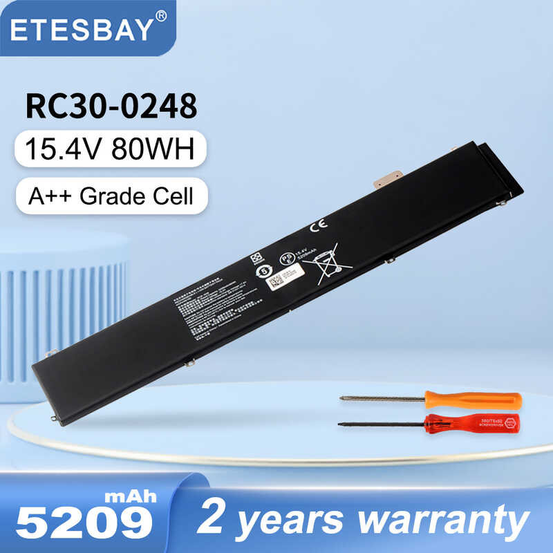 ETESBAY Rc30 0248 5209Mah Laptop Battery For Razer Blade Stealth 15