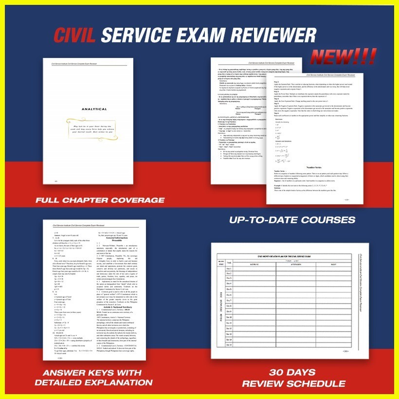 Civil Service Reviewer 2024 Prof And Subprof Level For 2024