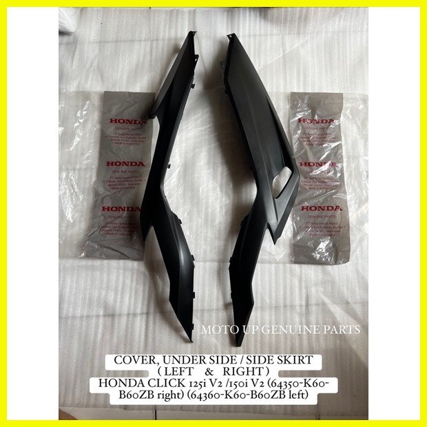 UNDER SIDE COVER SPADA HONDA CLICK 125i 150i V2 64350 K60 B60ZB