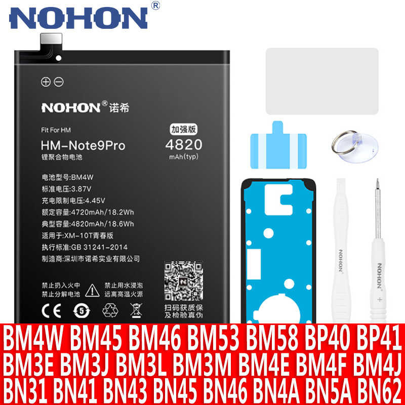 Nohon Bm W Battery For Xiaomi Redmi Note Pro T A X K