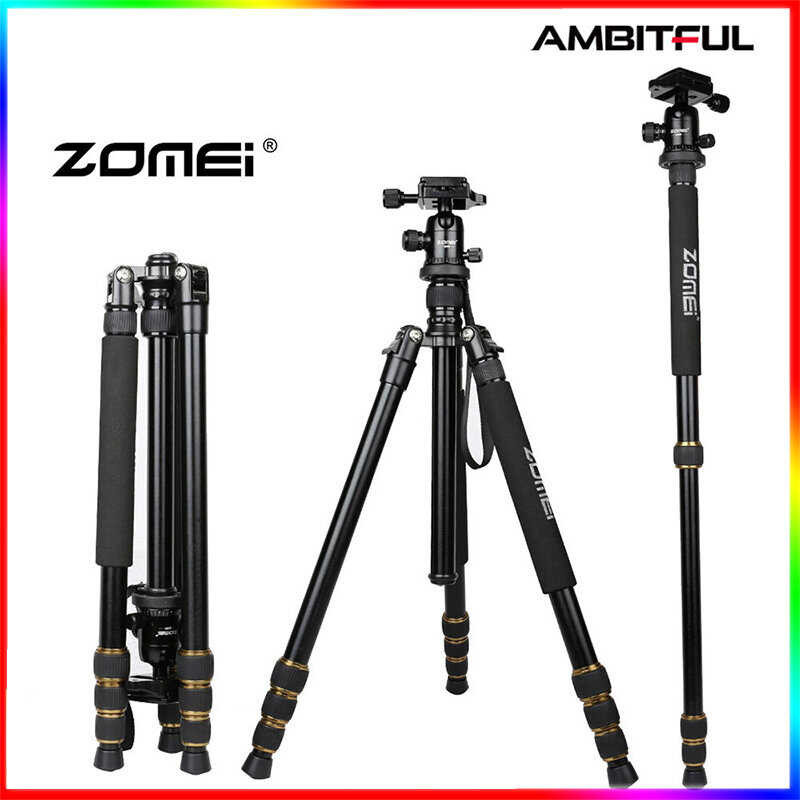 Aluminum Zomei Q Portable Tripod Na May Ball Head Heavy Duty