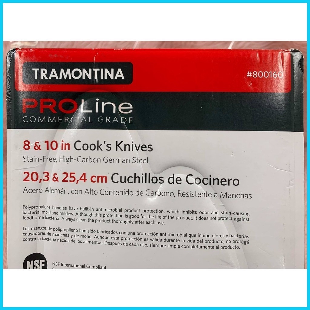 Tramontina Proline Commercial Grade Cook S Knives Pcs Shopee Philippines