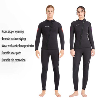 Oulylan 3Mm Lalaki Wetsuit Neoprene Scuba Diving Suit Magbahagi Ng