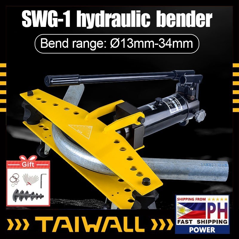 SWG 1 Ø13mm 34mm Hydraulic Pipe Bender Steel Pipe Bender Iron Pipe