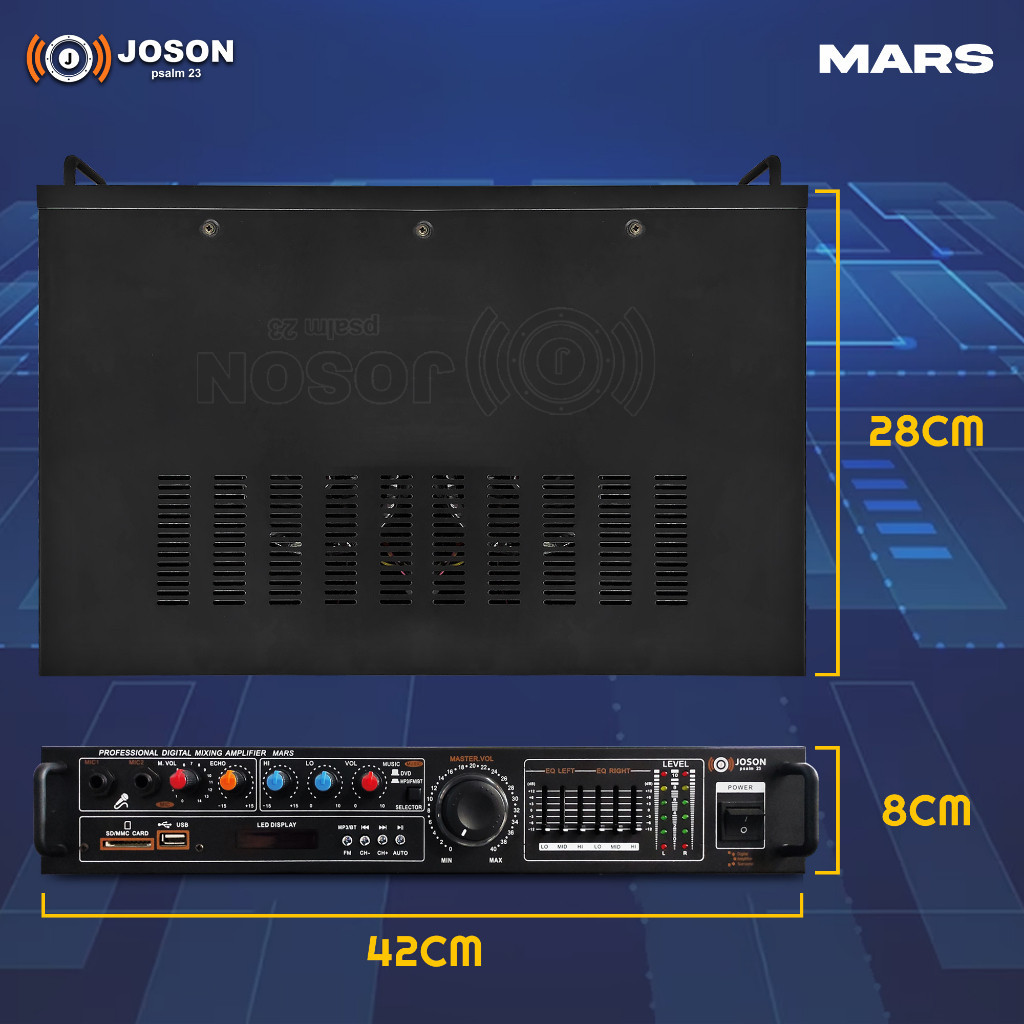 Joson Mars Amplifier With Graphic Equalizer Shopee Philippines