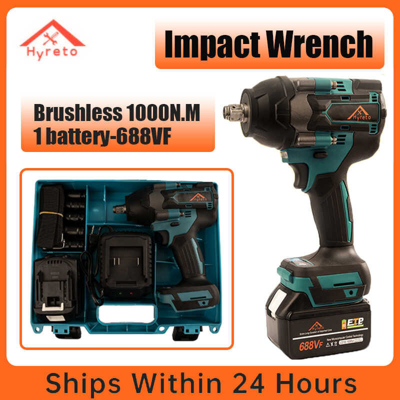 Hyreto N M Brushless Vf Battery Original Rechargeable Drill Ratchet