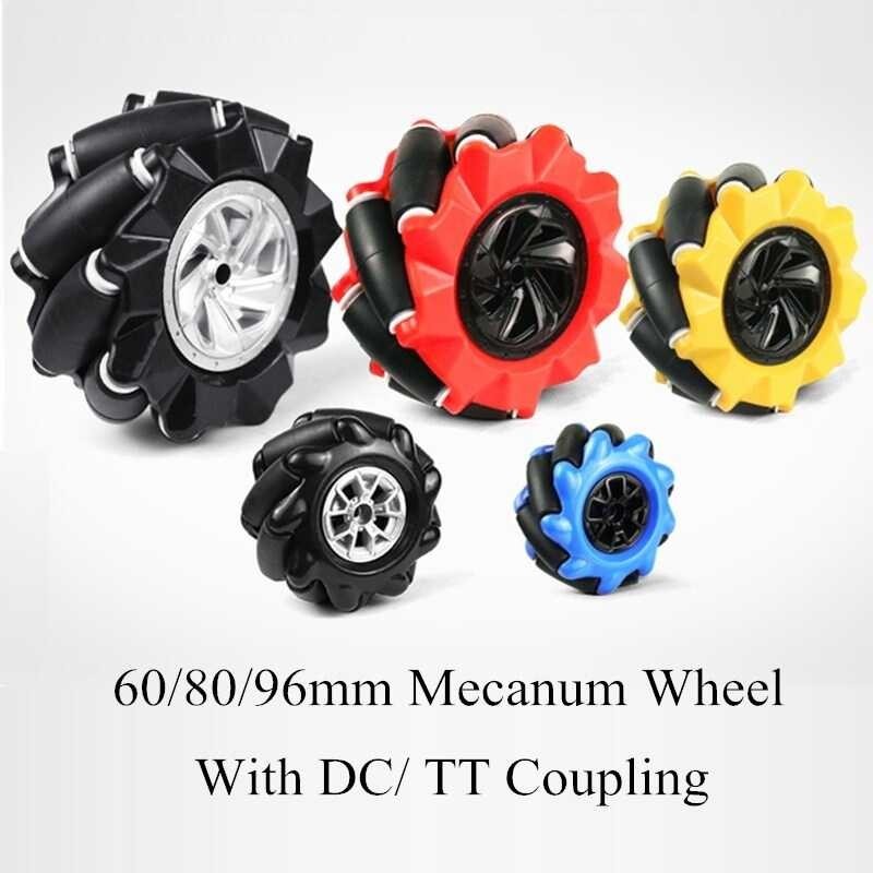 Load 60 80 96Mm 5 10 15Kg Omni Mecanum Wheel For Dc Tt Motors For