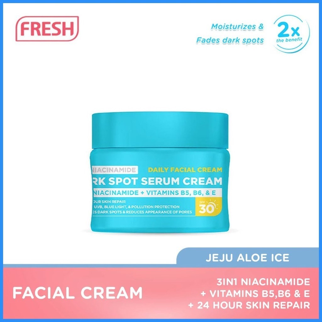 Fresh Skinlab Jeju Aloe Ice In Niacinamide Dark Spot Serum Cream