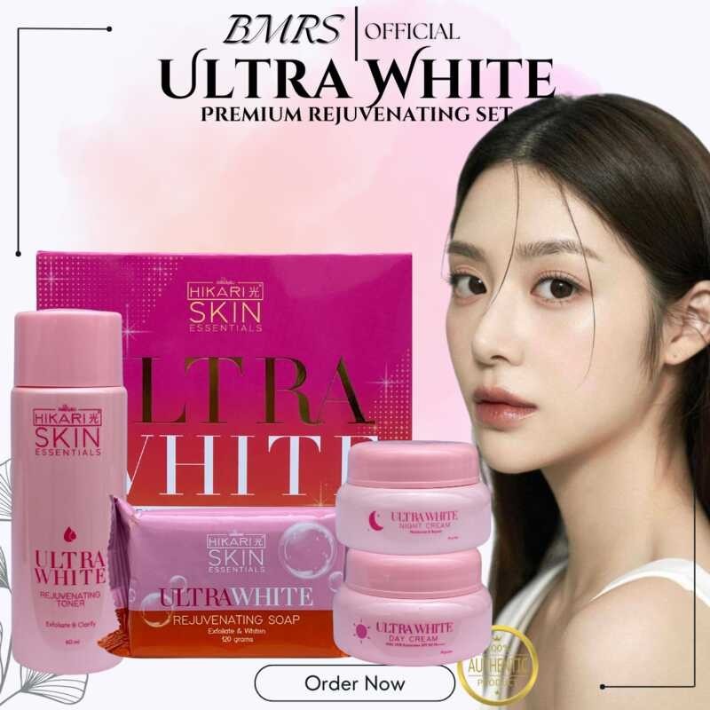 Hikari Skin Ultra White Rejuvenating Set Acne Pimple Treatment Face