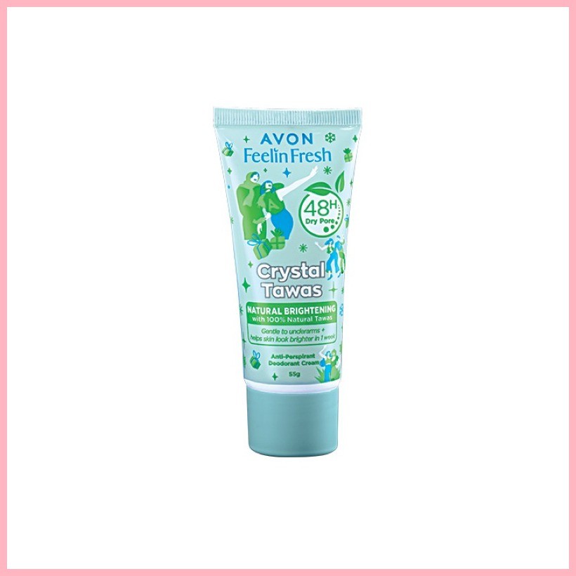 Avon Feelin Fresh Quelch Ant Perspirant Deodorant Creams 55 G