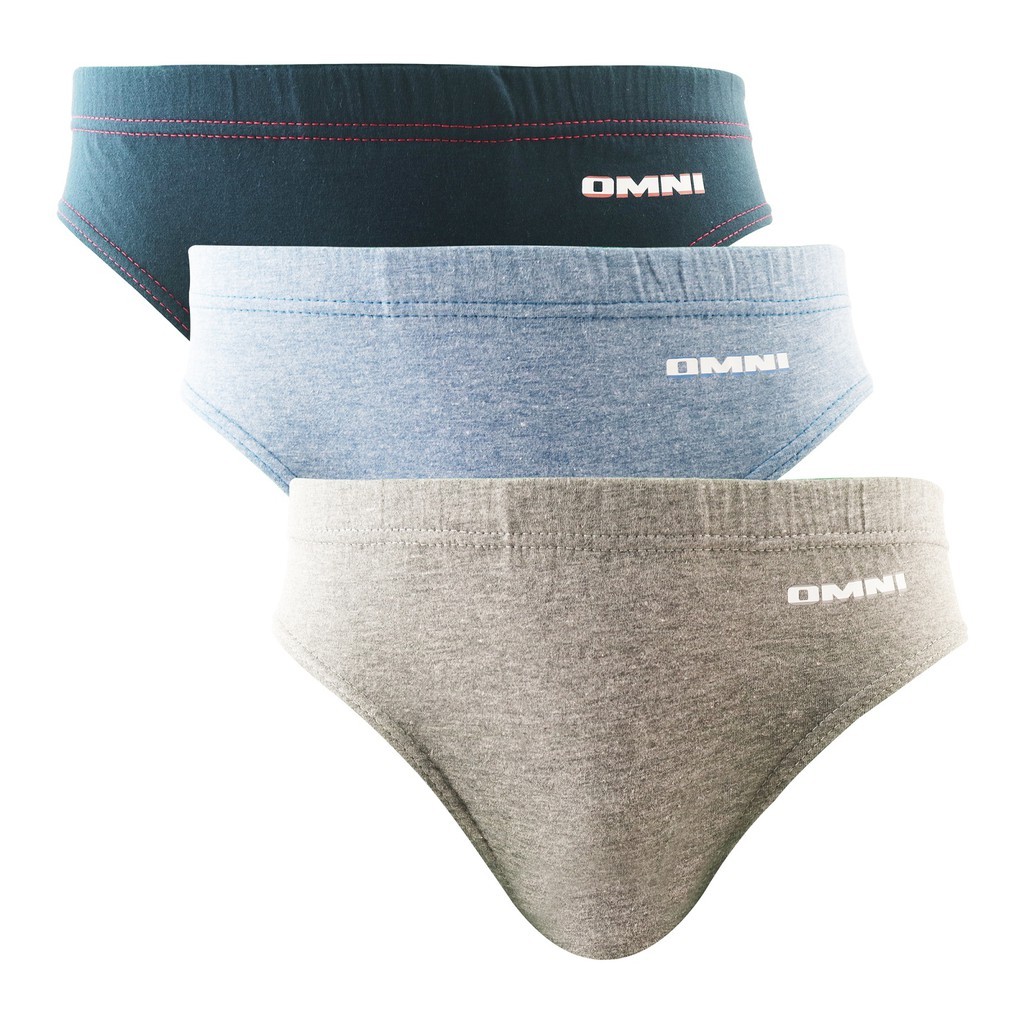 OMNI By SO EN Men S In Boxing League Cotton Bikini Brief Shopee
