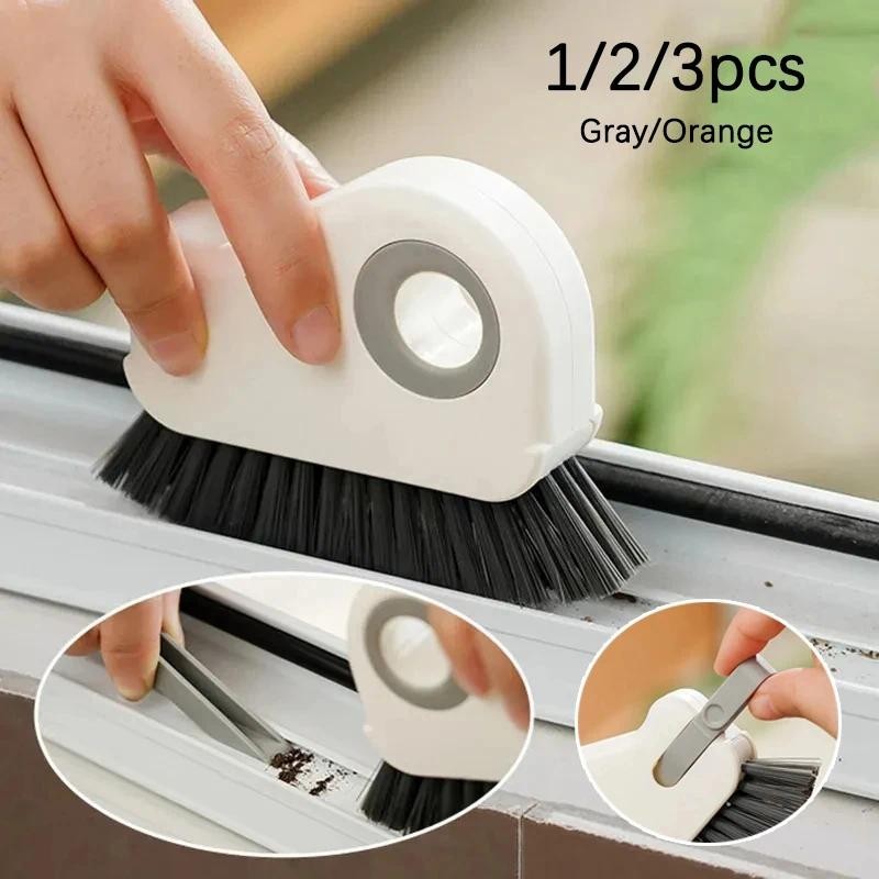 2 In 1 Window Groove Cleaning Brush Door Groove Cleaning Tool Sliding