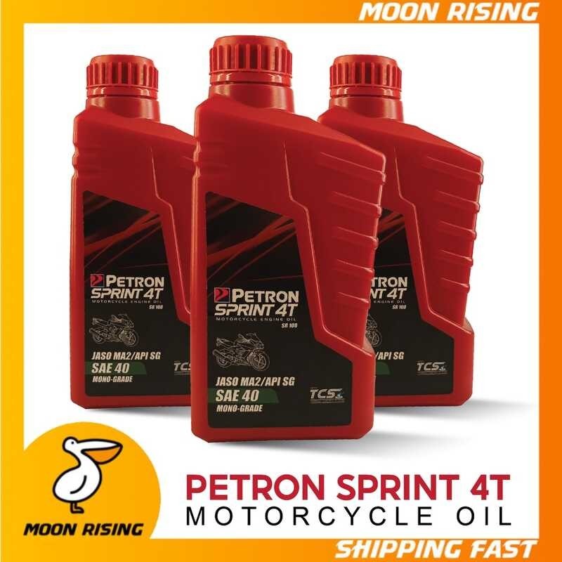 Petron Sprint 4T SR100 Monograde Motorcycle Oil SAE 40 1 Liter NEW