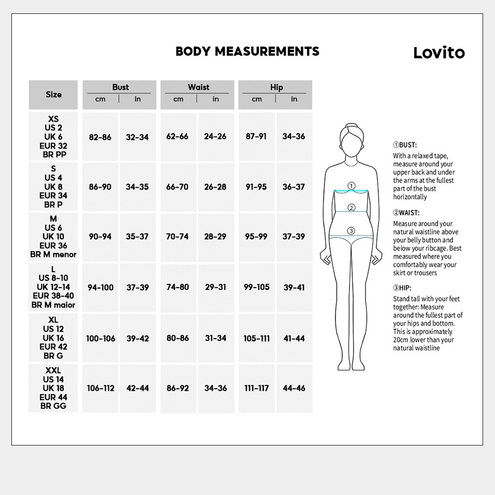 Lovito Women Sexy Bikini Sets Plain Tie Back Bikini Sets LNM67026