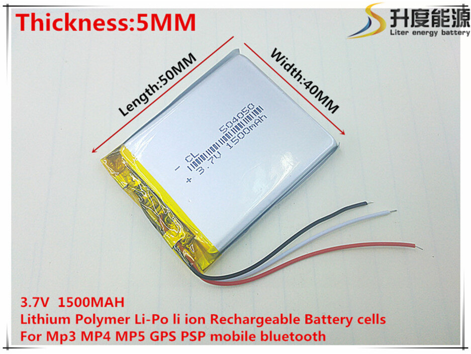 Li Po V Mah E Polymer Lithium Ion Li Ion Battery