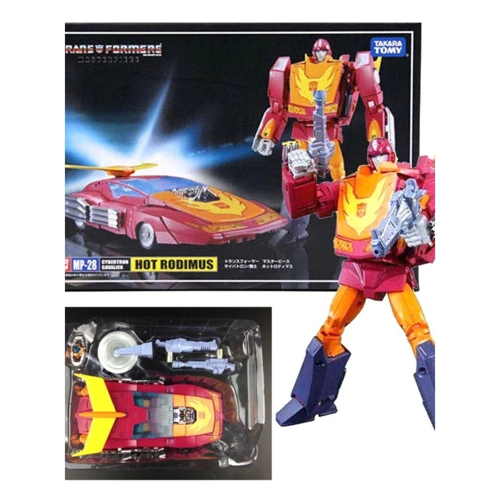 In Stock Takara Tomy Mp 28 Mp28 Hot Rod Masterpiece Western Animation Action Figure Transformi