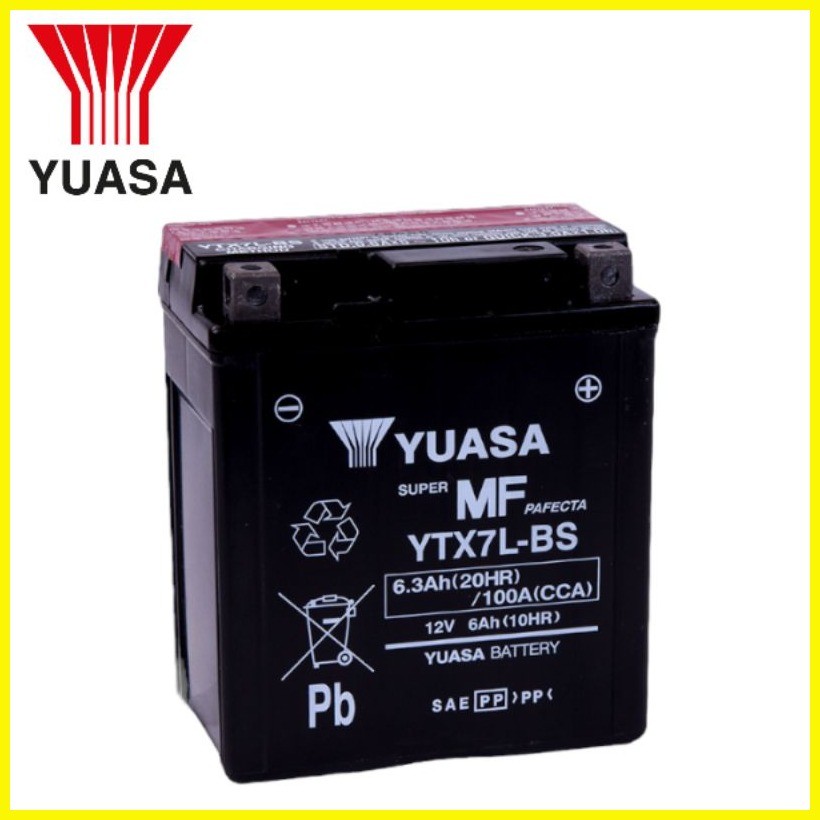 YUASA YTX7L BS Motorcycle Battery Shopee Philippines